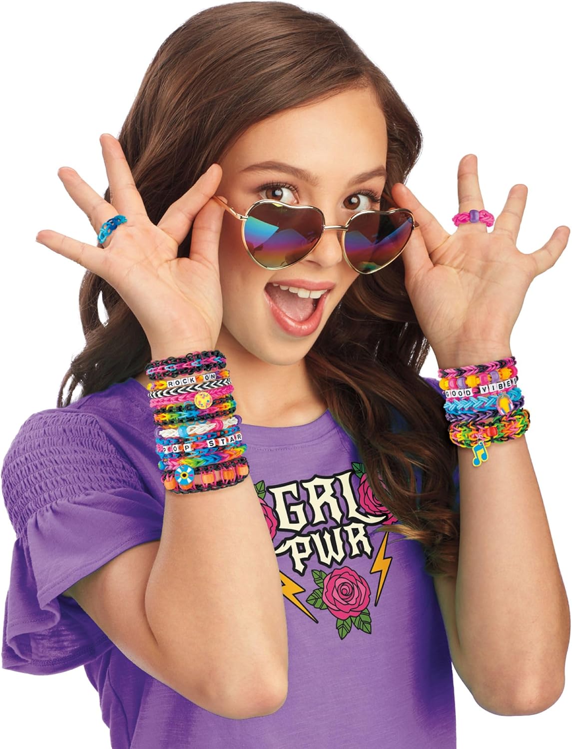Cra-Z-Art - Rock `N` Roll Rubber Band Loom Bracelets (Crloom6)