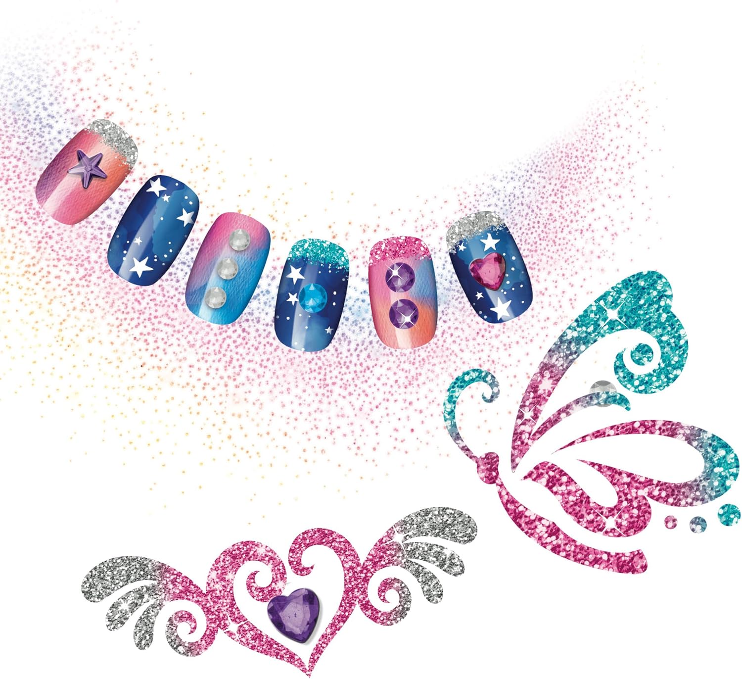 Cra-Z-Art - Sparkling Glitter Tattoos & Nails (Crss16)