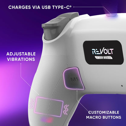 Oniverse - Wireless Controller Revolt V2 Bt Wasp - Ps4 (Moon White)