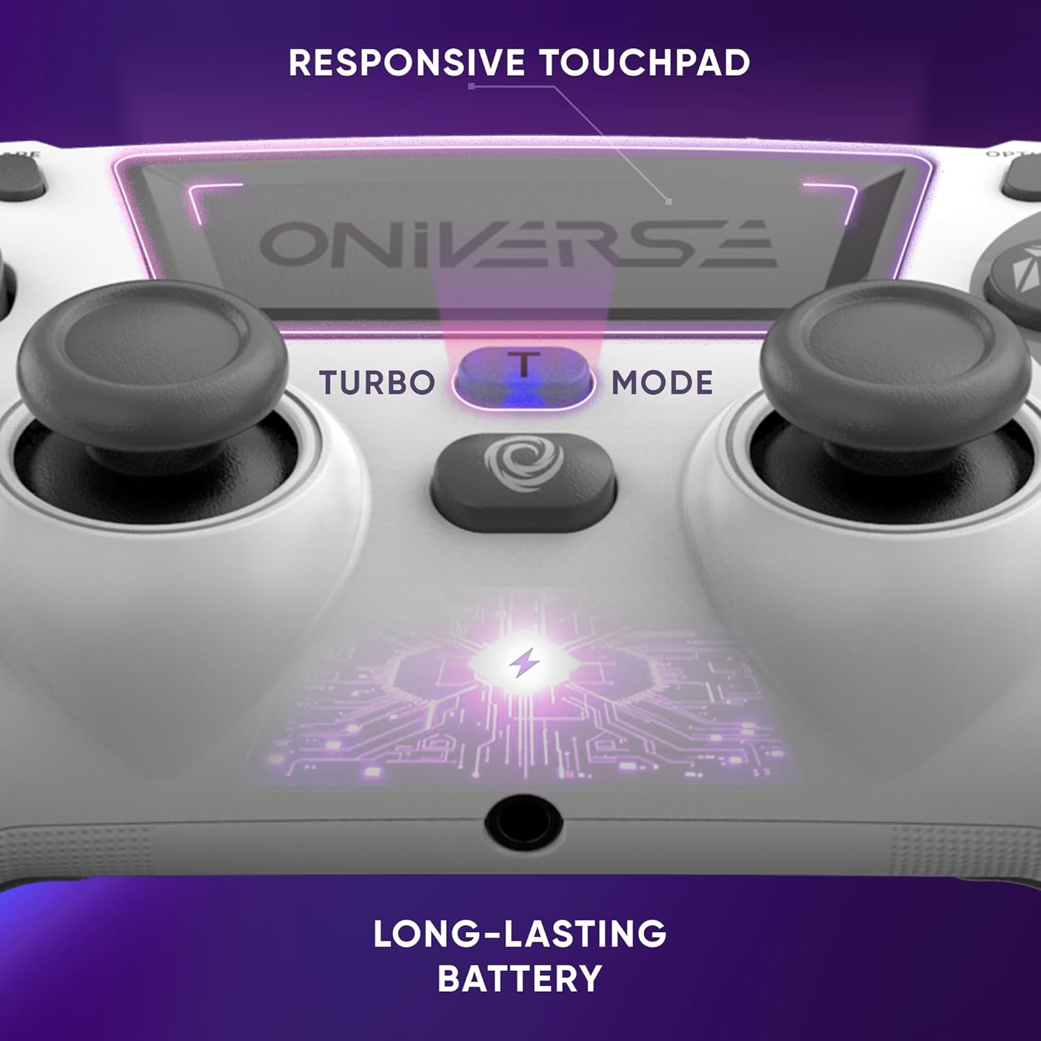 Oniverse - Wireless Controller Revolt V2 Bt Wasp - Ps4 (Moon White)