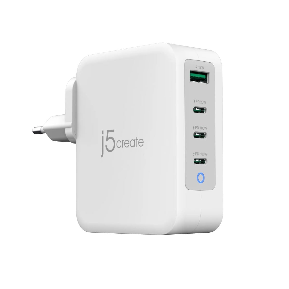 J5Create - 130W Gan Usb-C 4-Port Charger - Eu