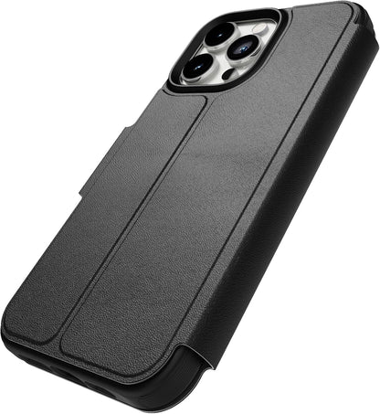 Tech 21 EvoLite Wallet Case voor iPhone 14 Pro Max - 3 kaartsleuven walle, Zwart