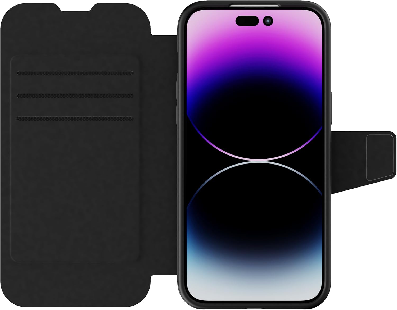 Tech 21 EvoLite Wallet Case voor iPhone 14 Pro Max - 3 kaartsleuven walle, Zwart