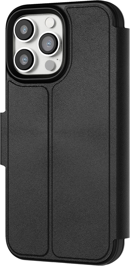 Tech 21 EvoLite Wallet Case voor iPhone 14 Pro Max - 3 kaartsleuven walle, Zwart