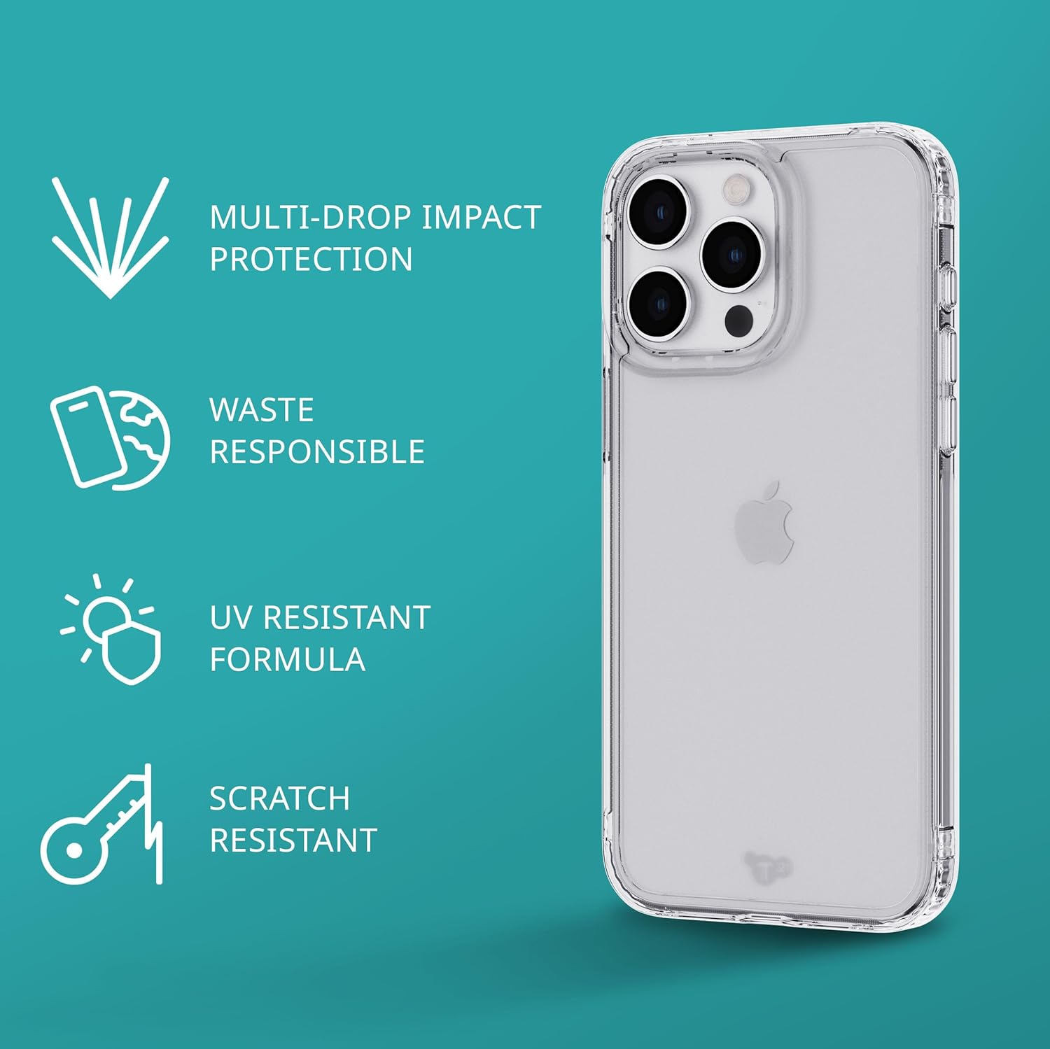 Tech21 - Evo Clear Iphone 15 Pro Clear