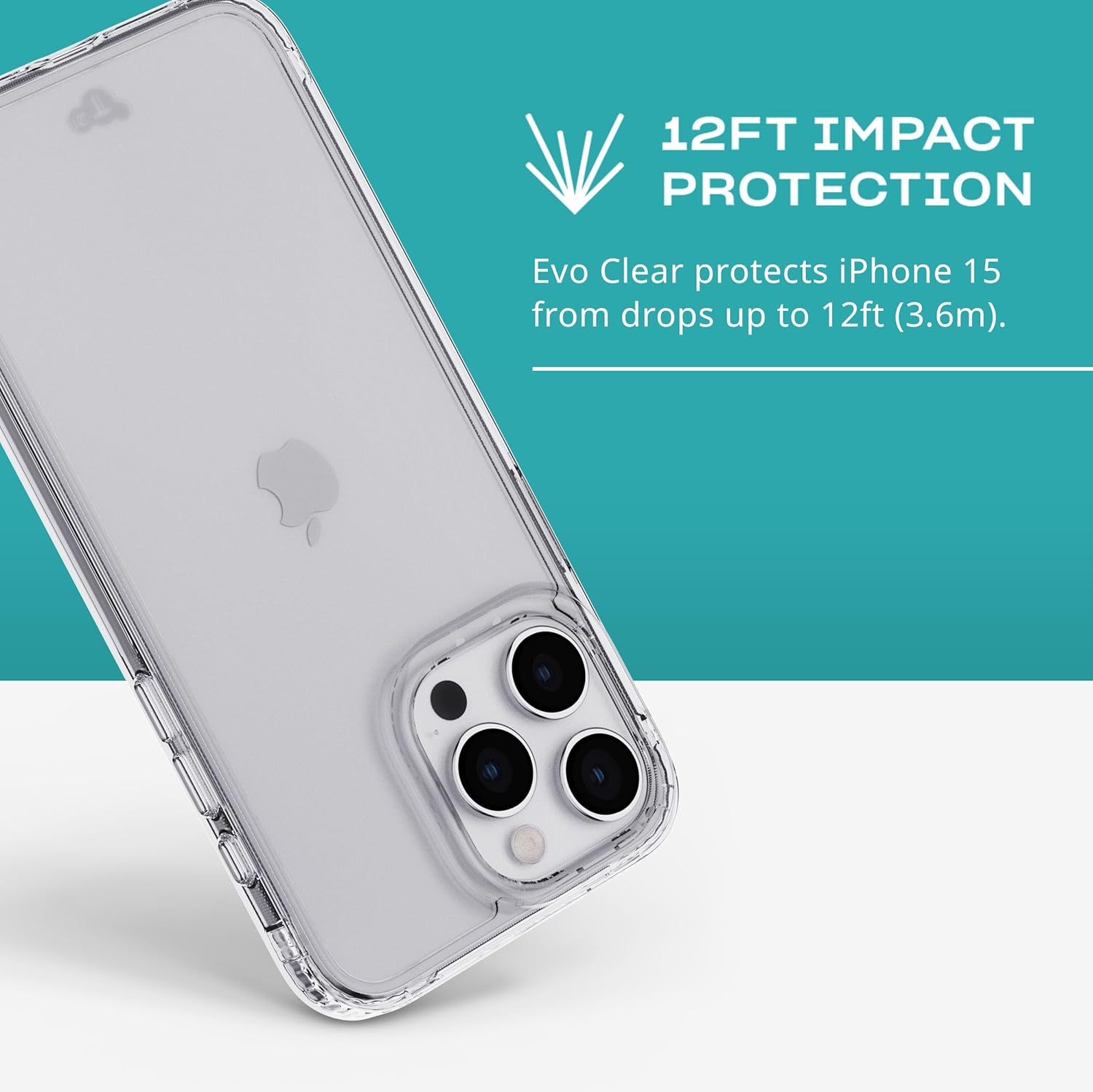 Tech21 - Evo Clear Iphone 15 Pro Clear
