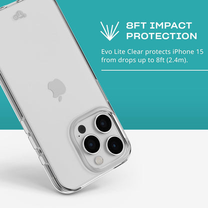 tech21 EvoLite hoesje voor iPhone 15 Pro - Impact Protection Case