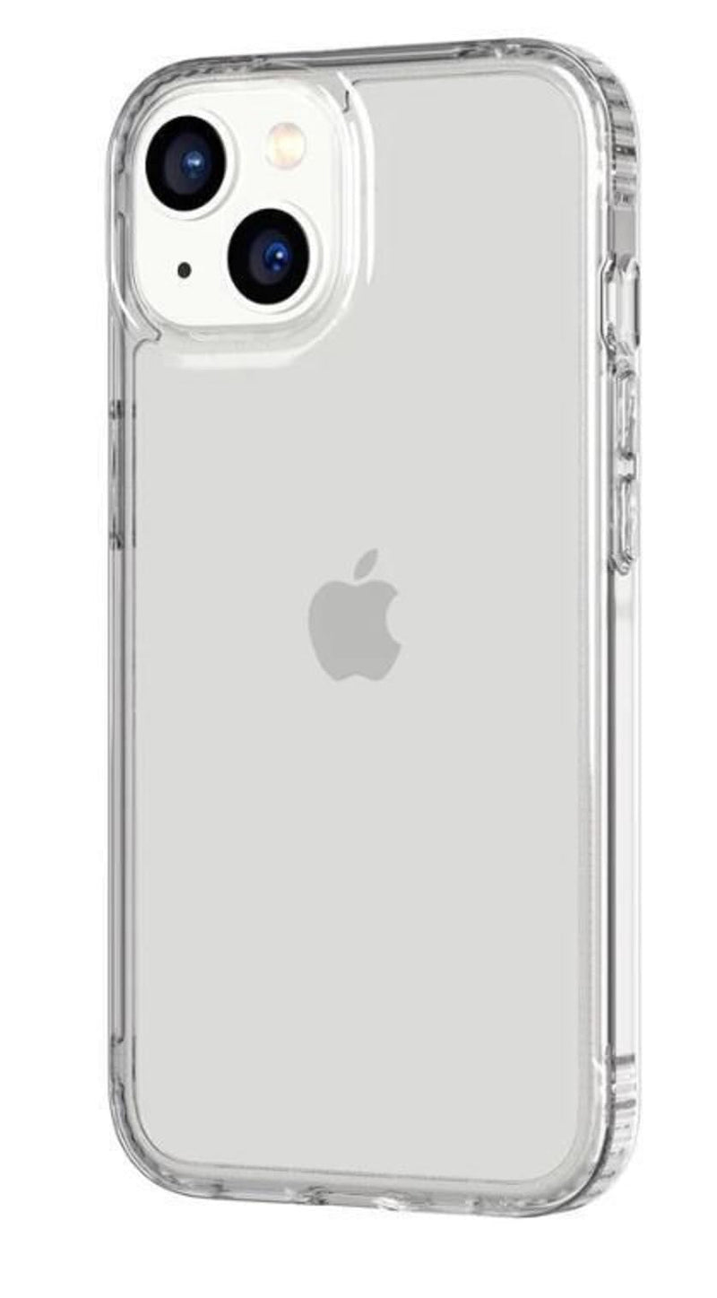 Tech21 Evo Clear hoesje voor iPhone 15 Plus, Transparant, Standaard telefoonhoesje, TPU en Biologisch afbreekbaar materiaal, 12x Militaire standaard valbescherming: 3.6m