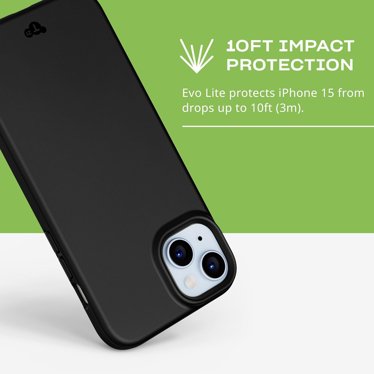 Tech 21 EvoLite hoesje voor iPhone 15 Plus - Impact Protection Case