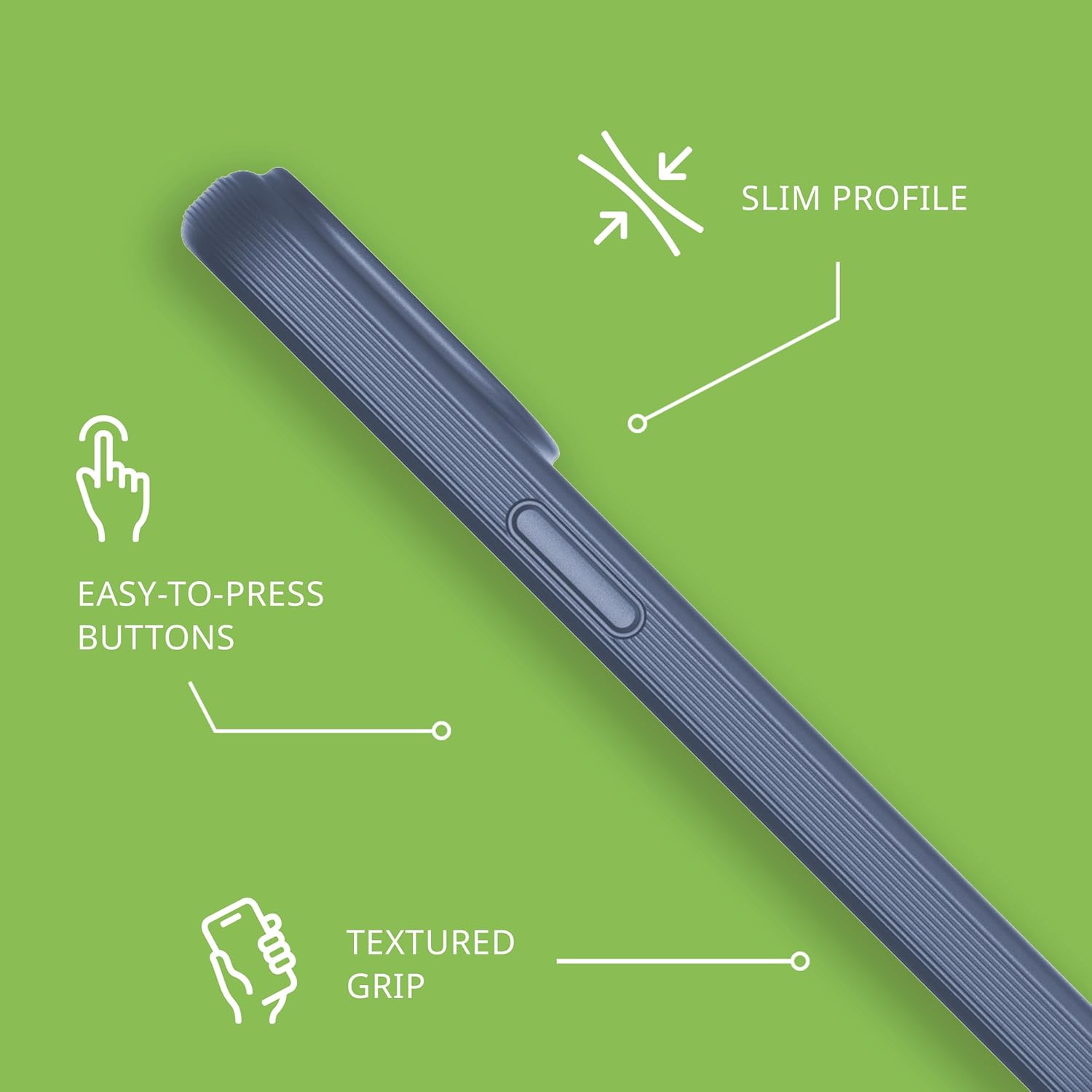 Tech21 - Evo Lite - Iphone 15 Pro - Denim Blue
