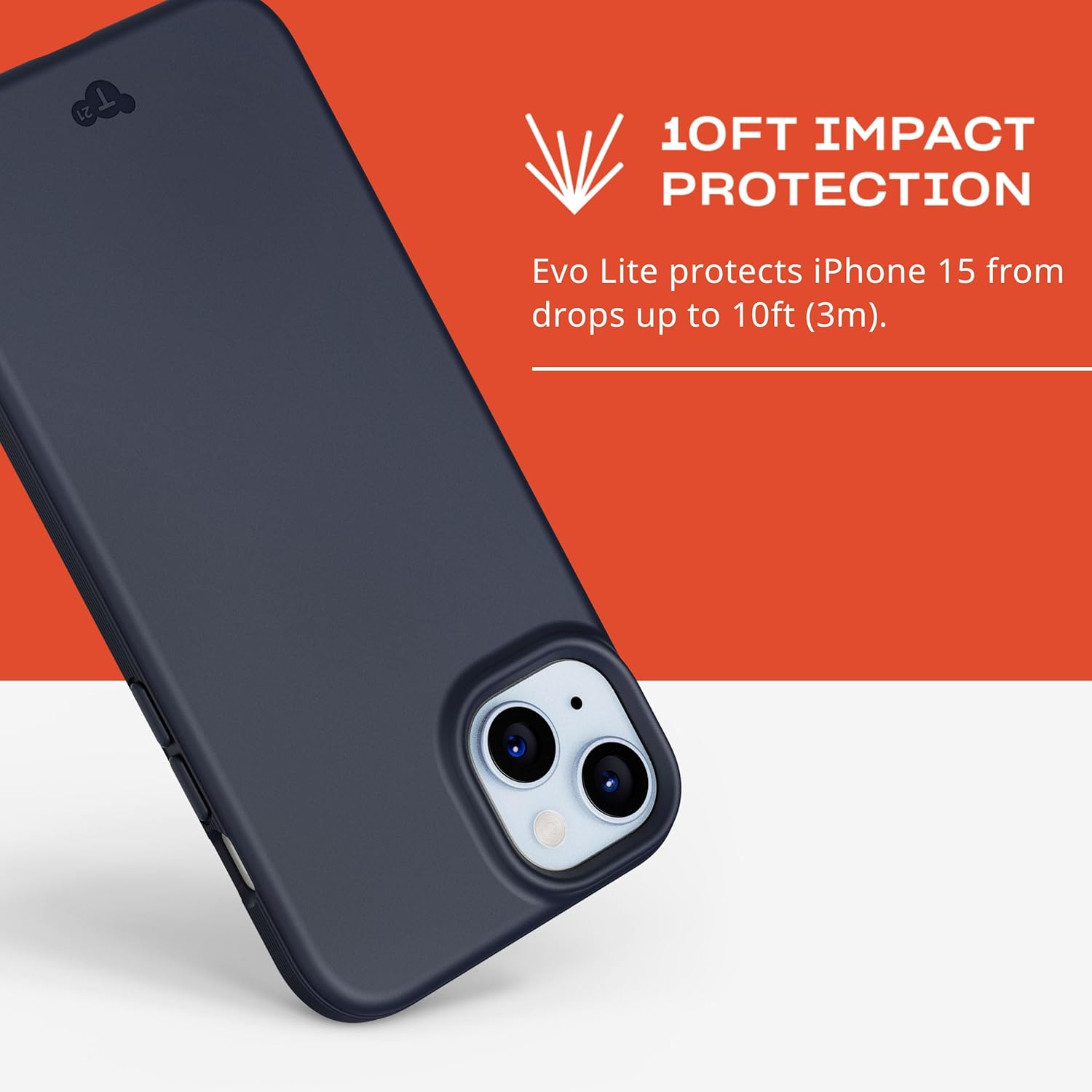 Tech21 - Evo Lite - Iphone 15 Plus - Denim Blue