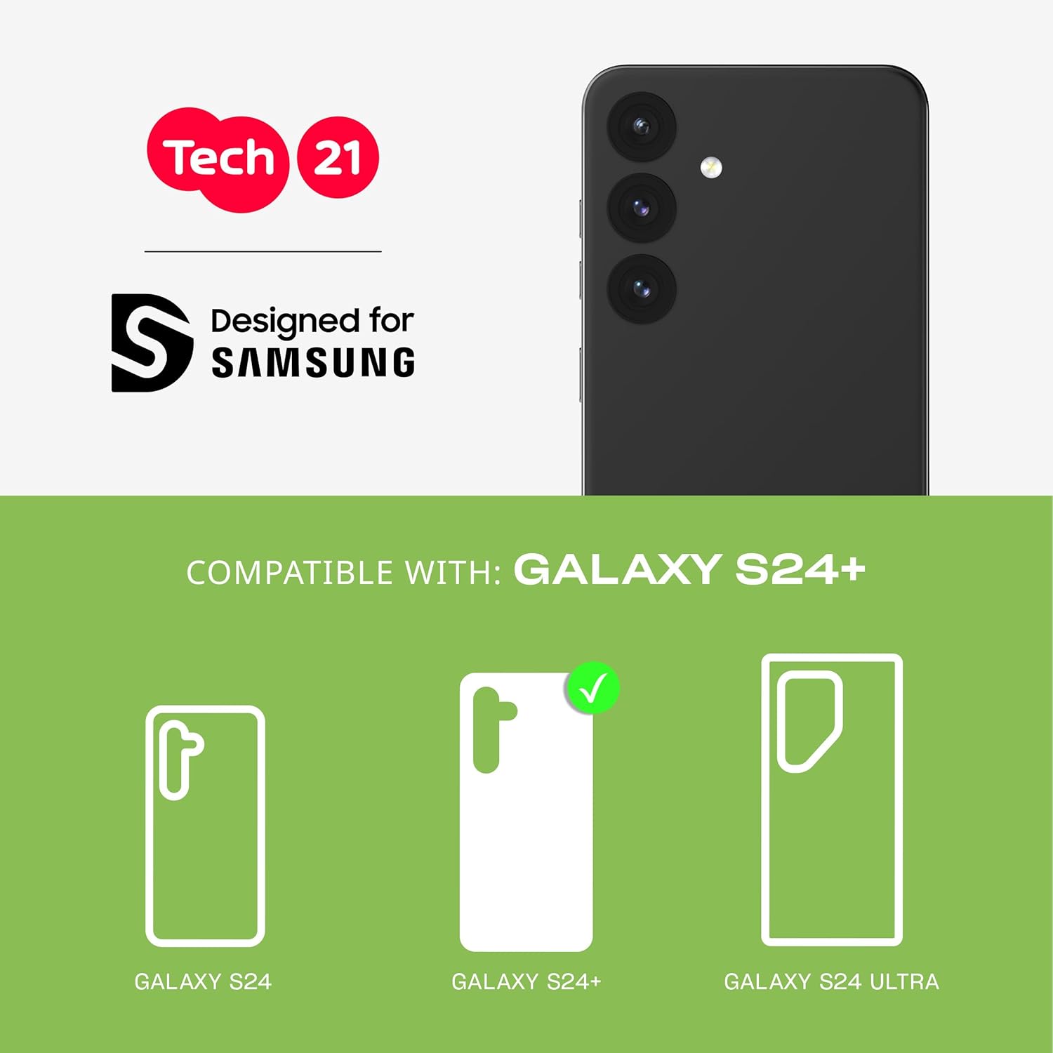 Tech21 - Evo Lite - Galaxy S24+ 5G - Black