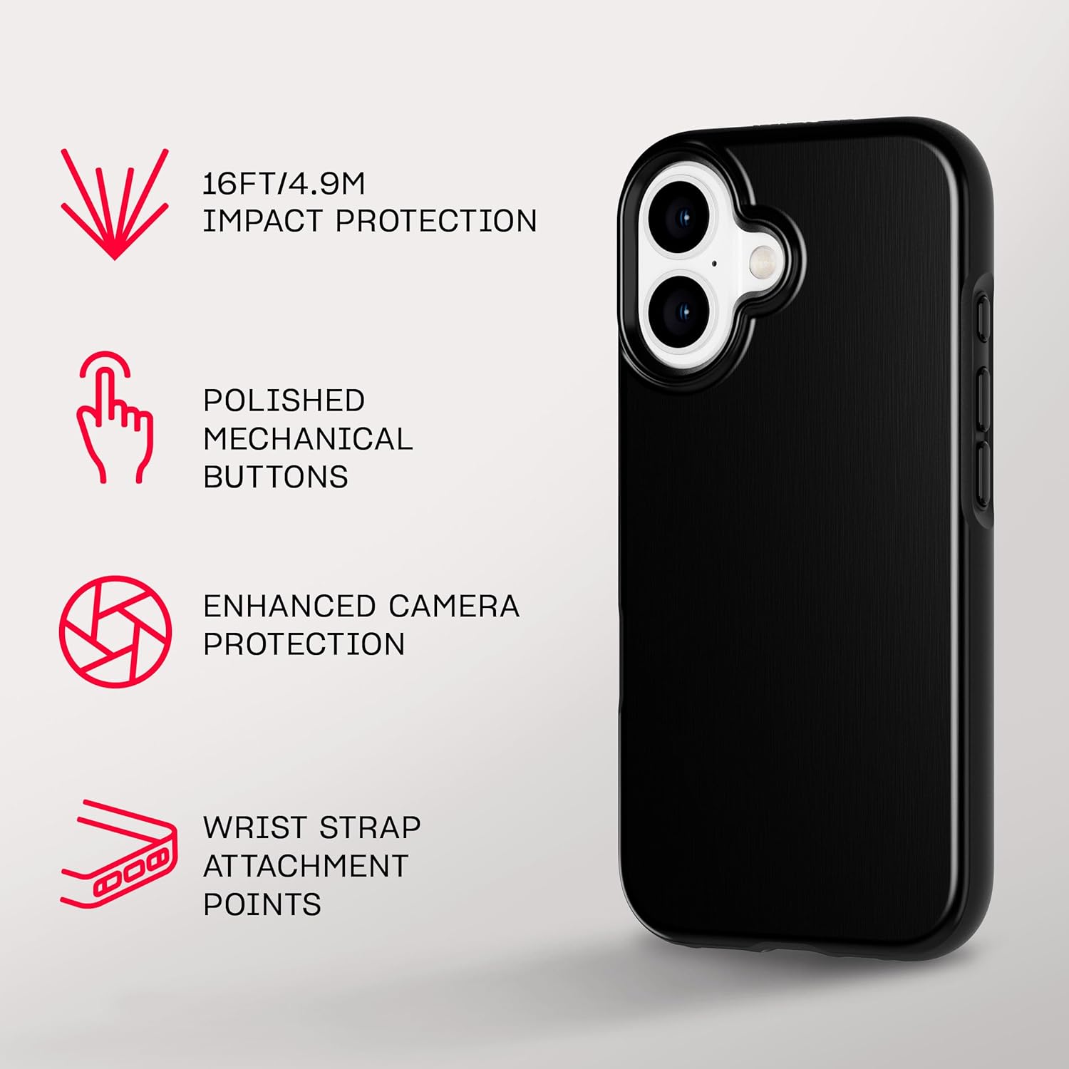 Tech21 - Evo Dusk - Cover - Iphone 16 - Magsafe - Black