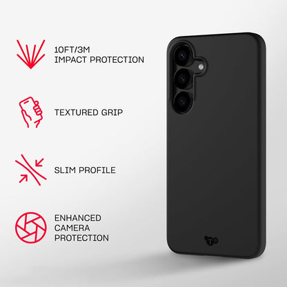 Tech21 EvoLite case voor Samsung Galaxy S25+ - Ultra Thin - Zwart