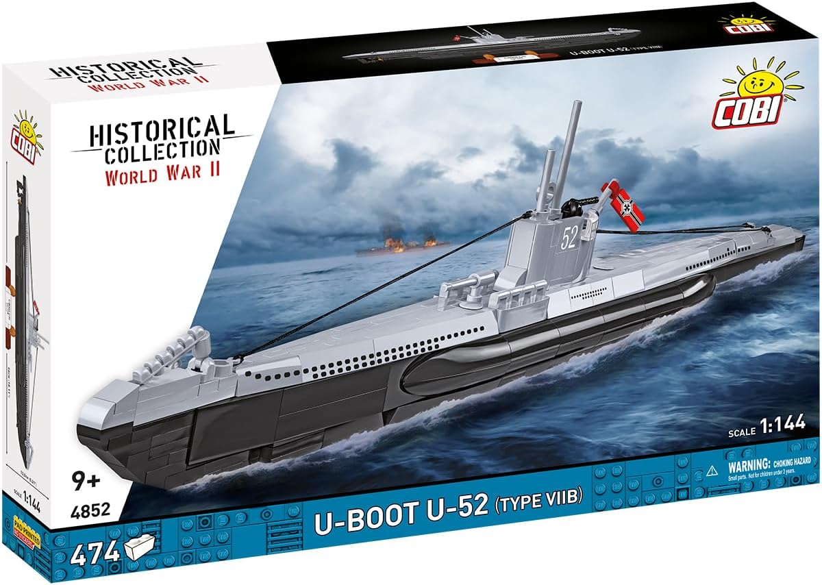 German Submarine Type VIIB (U-Boat U-52