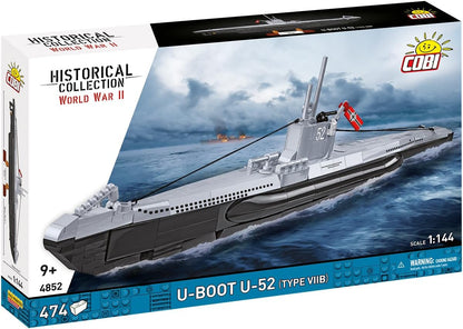 German Submarine Type VIIB (U-Boat U-52