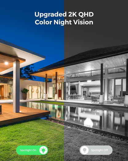 Reolink – Lumus (E430) Outdoor Wi-Fi Color Night Vision Camera – White