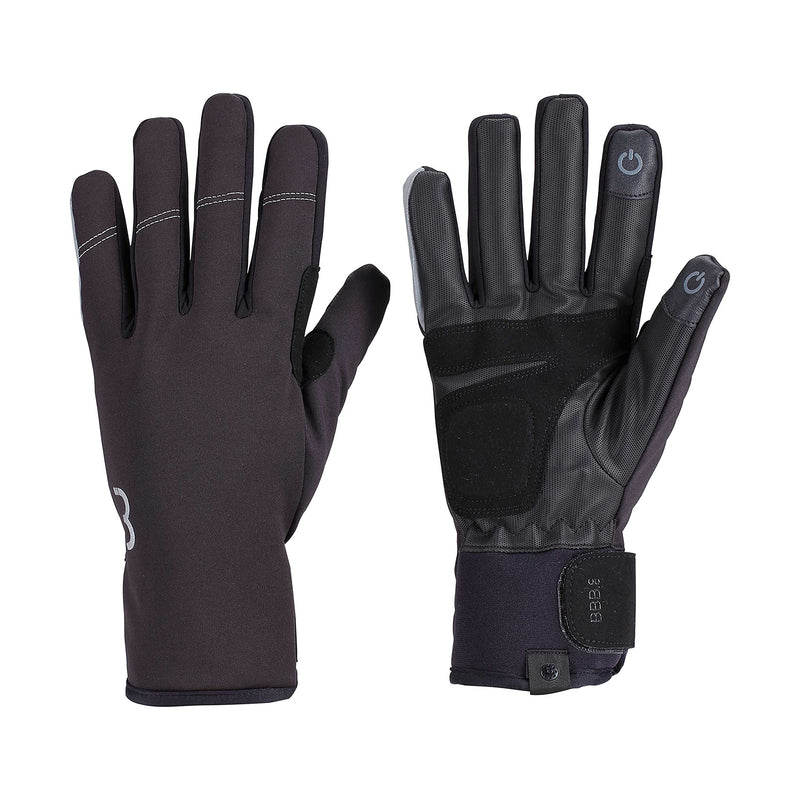 Fahrradhandschuhe für Damen und Herren Winddicht Wasserdicht Rutschfest Fahrradhandschuhe für den Winter - Schwarz XXX-Large -ColdShield BWG-37