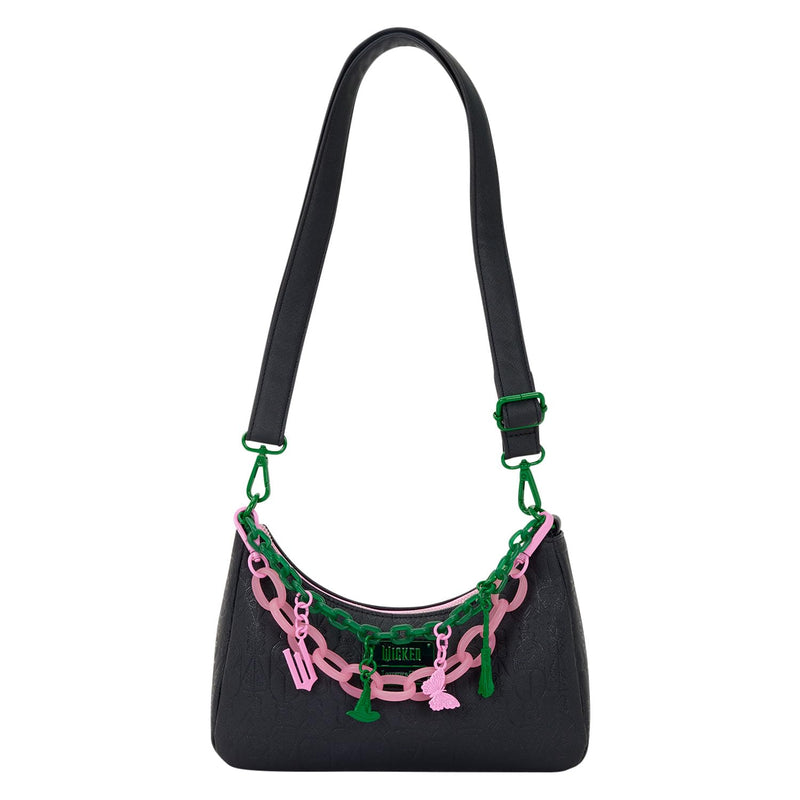 Loungefly Universal Wicked: Borsa a tracolla con ciondoli