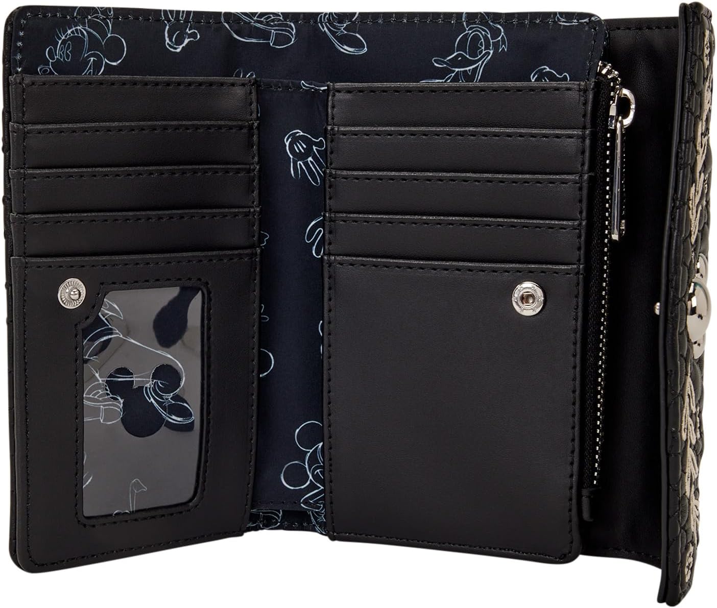 Loungefly Disney: Mickey Mouse Sketched Bifold Wallet (Wdwa3489)
