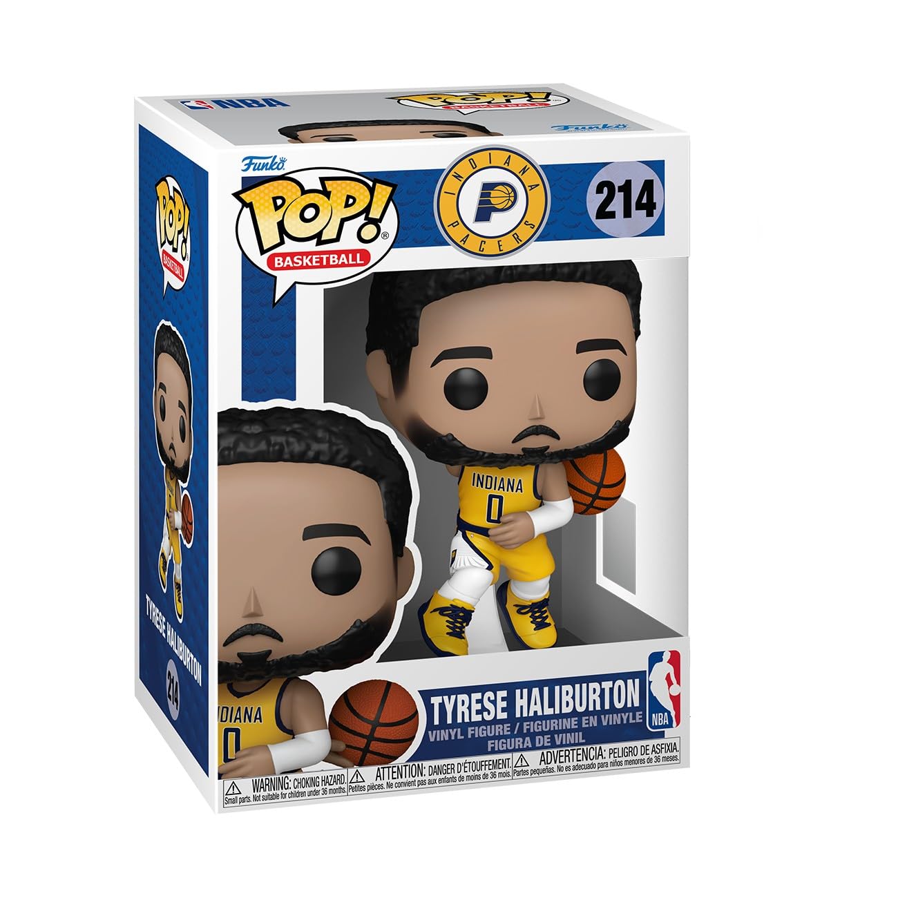 Funko Pop! NBA: Pacers - Tyrese Haliburton - NBA Players - Collectable Vinyl Figure - Gift Idea - Official Merchandise - Toys for Kids & Adults - Sports Fans - Model Figure for Collectors and Display