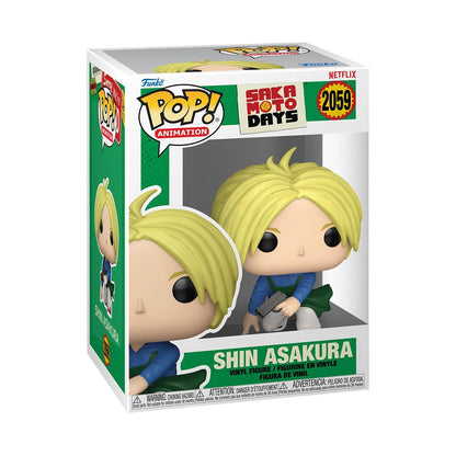 Funko Pop! Animation - Sakamoto Days - Shin Asakura - Collectable Vinyl Figure - Gift Idea - Official Merchandise - Toys for Kids & Adults - Anime Fans - Model Figure for Collectors and Display