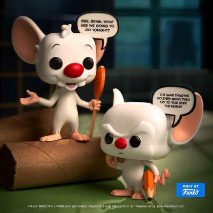 Funko Pop! Animation: Pinky & The Brain - Pinky & The Brain (Glow in the Dark Special Edition) 2-Pack