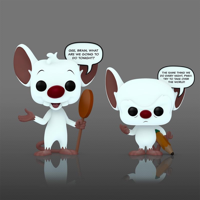 Funko Pop! Animation: Pinky & The Brain - Pinky & The Brain (Glow in the Dark Special Edition) 2-Pack
