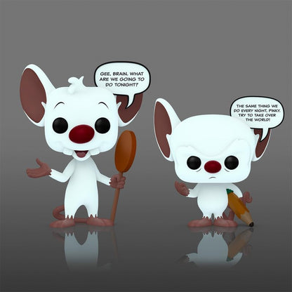 Funko Pop! Animation: Pinky & The Brain - Pinky & The Brain (Glow in the Dark Special Edition) 2-Pack