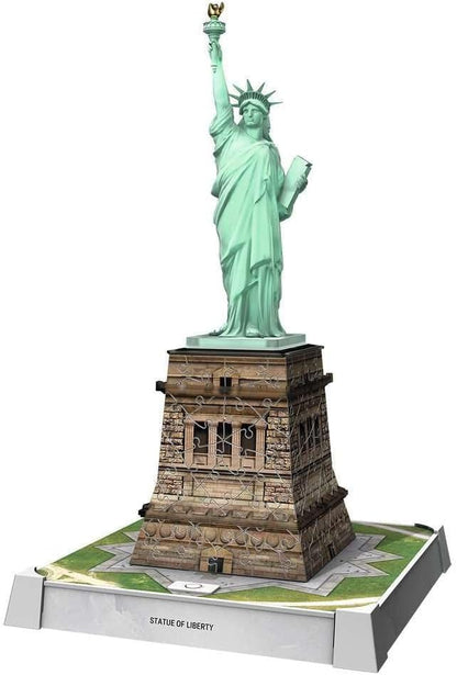 3D Puzzle Iconics: Freiheitsstatue - mit Licht: Eine wahre Ikone im 3D Puzzle Modellformat