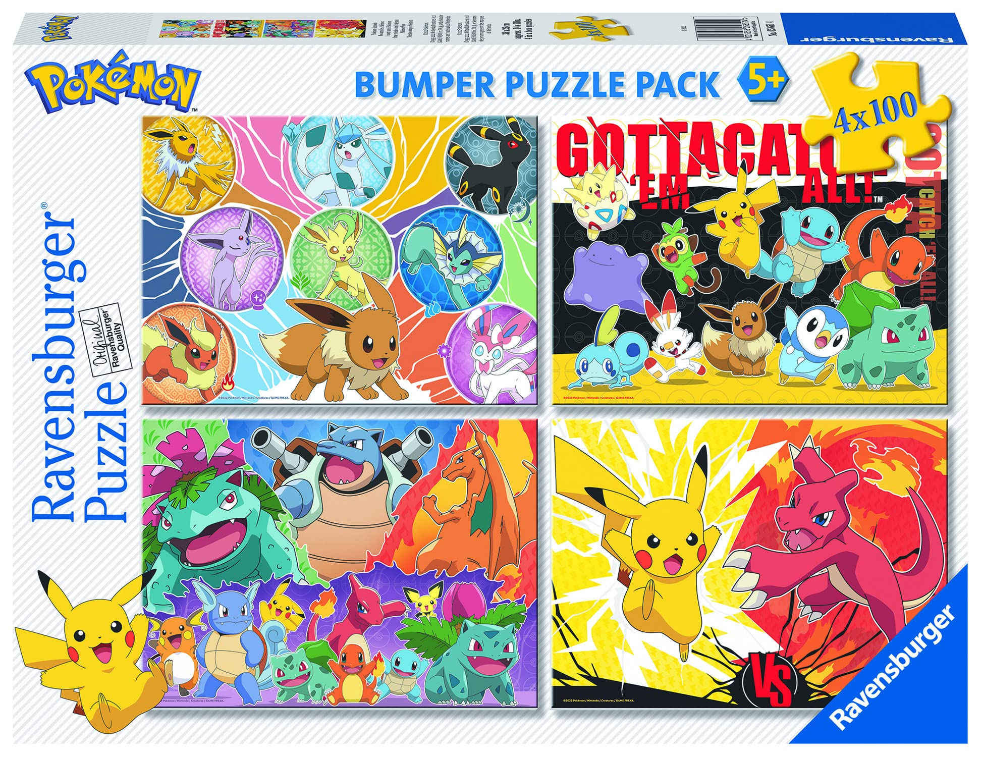 Ravensburger 05651 Pokemon Puzzles, Multicolour