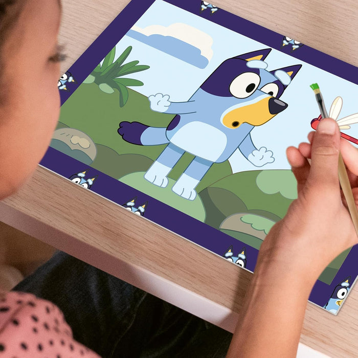 Ravensburger - CreArt Junior Series: BLUEY, Paint by Number Kit, Contains Two Pre-Printed Boards, a Brush, Colors, Creative Game for Boys and Girls 5+ Years Old