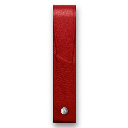 Caran D`Ache LTman Leather: Pen Holder For 1 Pen, Grained Calfskine, Red