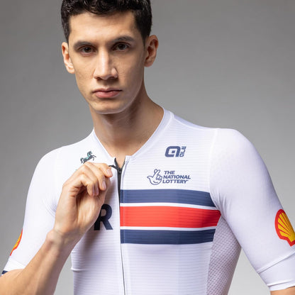 ALE' Men's British Cycling Official Pr-s 2.0 Short Sleeve Cycling Jersey (Pack of 1)