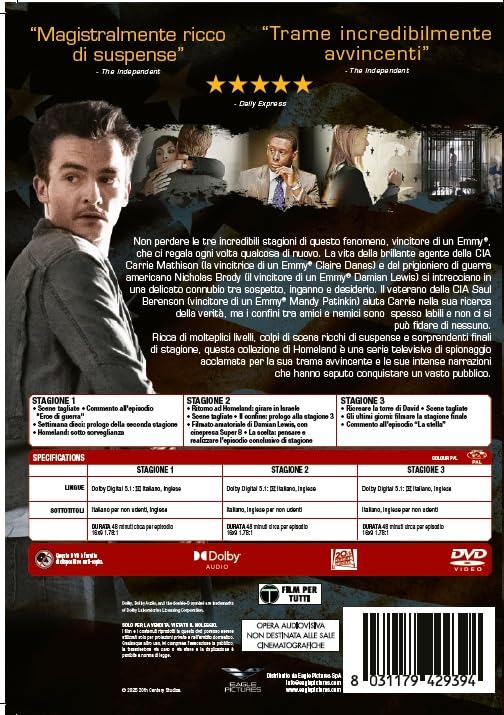 Homeland: Caccia Alla Spia (S1-3) - (12 Dvd )