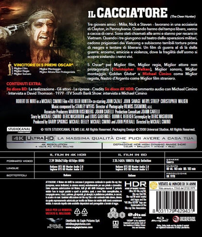 Blu-Ray 4K Uhd Cacciatore (Il) (4K Ultra Hd + Blu-Ray Hd