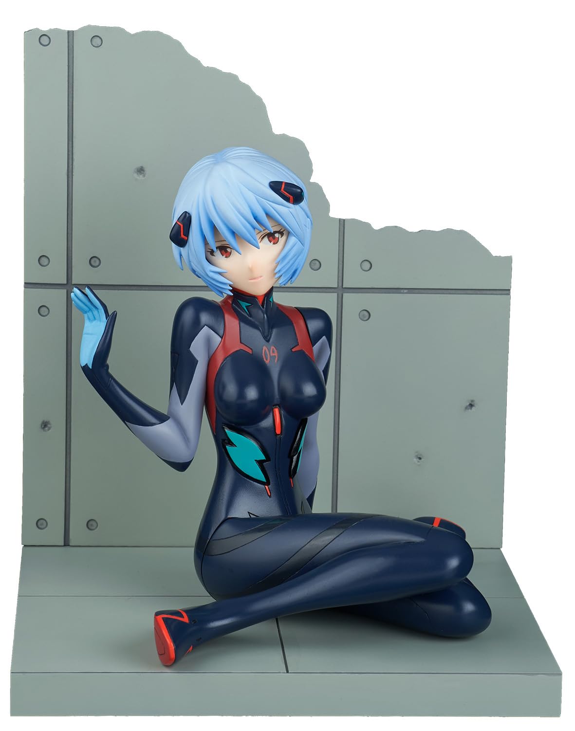 Evangelion 4.0 Final Pvc Statue 1/7 Tentative Name Rei Ayanami Plugsuit Ver. New Movie Edition 10 Cm