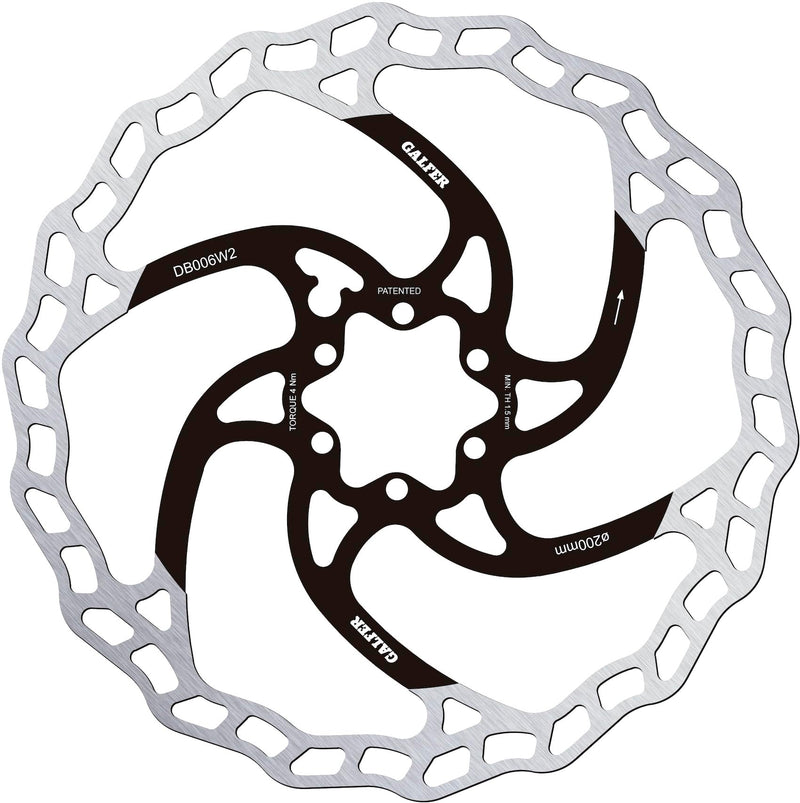 Galfer 6b 2.0 Mm Brake Disc 200 mm