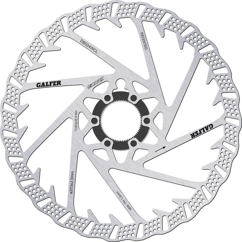 Galfer MTB-Bremsscheibe Shark Center Lock 203 x 2.0 mm