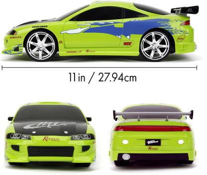 Jada FAST & FURIOUS Remote Control 1995 MITSUBISHI ECLIPSE 1:16