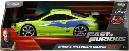 Jada FAST & FURIOUS Remote Control 1995 MITSUBISHI ECLIPSE 1:16