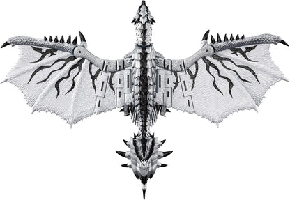 Transformers Takara Tomy Monster Hunter Silver Rathalos Prime Adult Collectible Action Figure, 15+