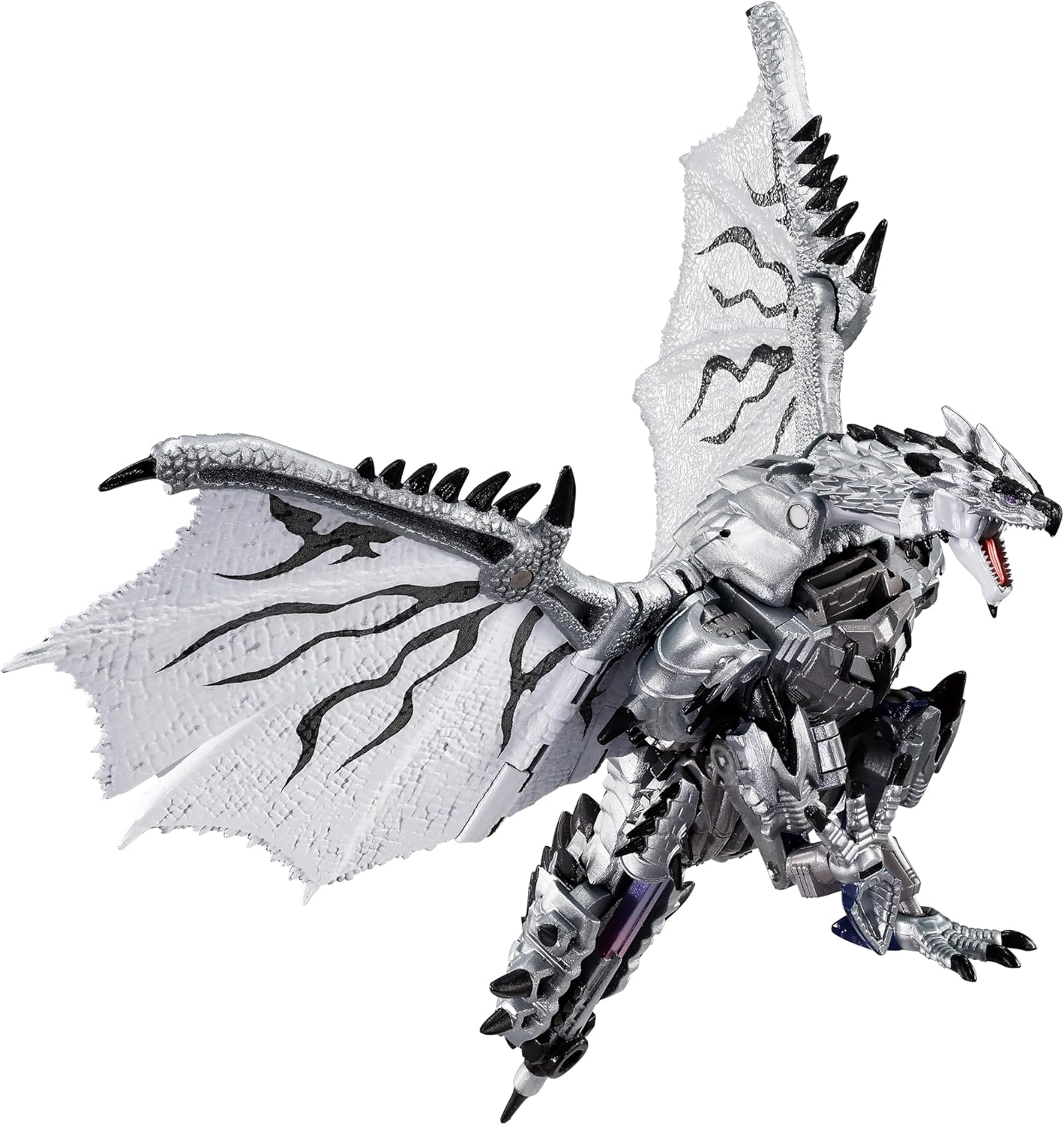 Transformers Takara Tomy Monster Hunter Silver Rathalos Prime Adult Collectible Action Figure, 15+