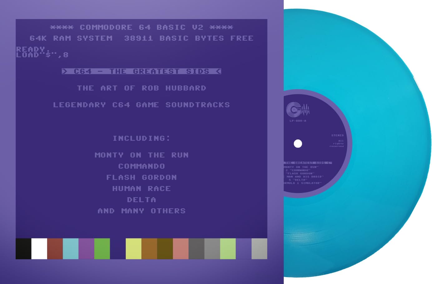 C64 Greatest Sids: The Art Of Rob Hubbard - Limited To 100 Handnumbered Edition Turquoise