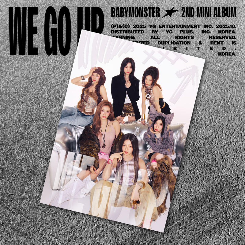 We Go Up Version-INCL. 2, 10 Postcards, 12 Film, 5 Unit, 6 Selfie Photocards + Sticker