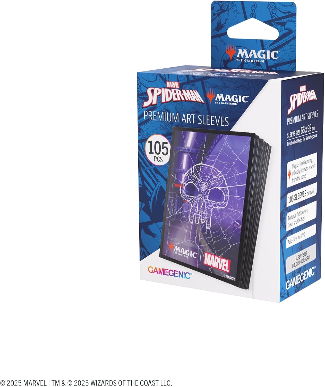 Gamegenic Mtg: Marvel`S Spider-Man Premium Art Sleeves- Spider-Man Swamp