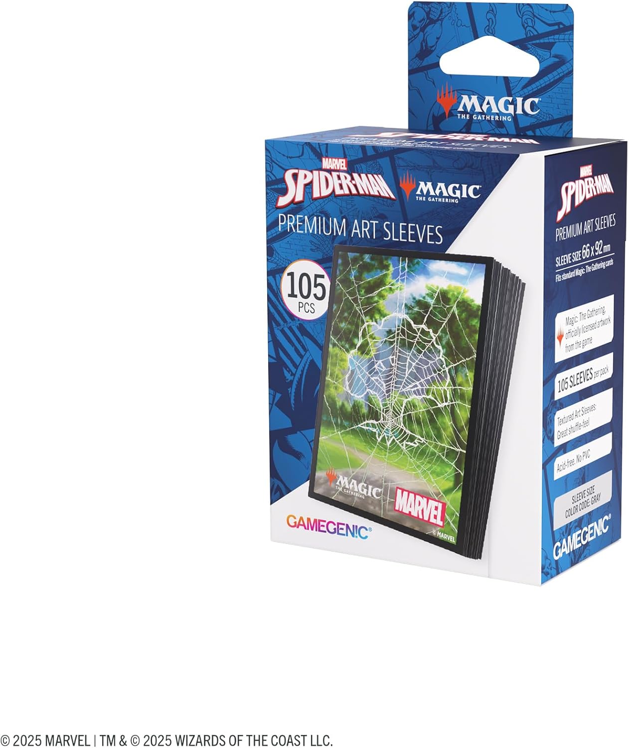 Gamegenic Mtg: Marvel`S Spider-Man Premium Art Sleeves- Spider-Man Forest
