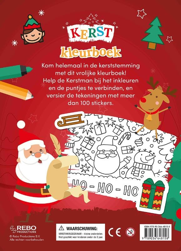 Rebo Publishers - Kerst Kleurboek