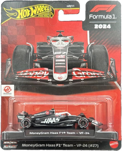 Hot Wheels Premium 2024 Formula 1 MoneyGram Haas F1 Team - VF-24 (#27