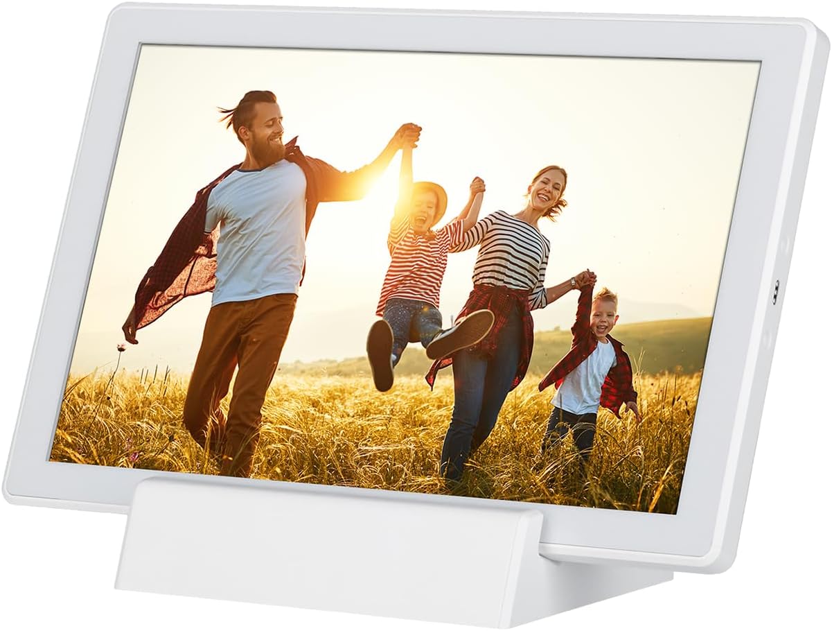 Rollei - Smarter Picture Frame - 10 Diagonal - Wifi - App Control - Model 106 Portable - White